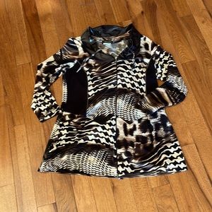 Animal print vibe tunic